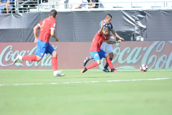 Costa Rica Enfrenta Paraguay Durante Copa América Centenario Camping World — Foto de Stock