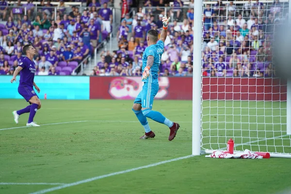 Orlando City Hospeda Galaxy Orlando City Stadium Orlando Florida Maio — Fotografia de Stock