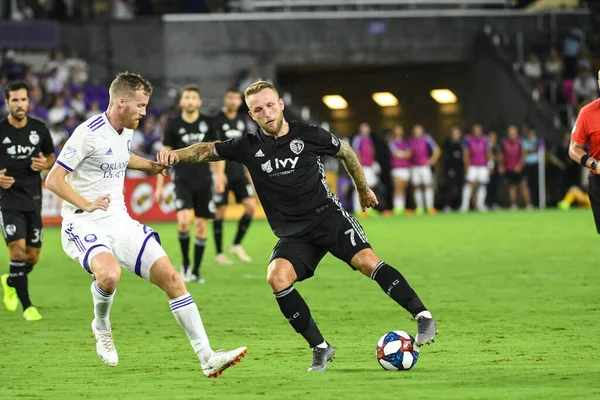 Orlando City SC 14 Ağustos 2019 Çarşamba günü Exploria Stadyumu 'nda Sporting Kansas SC' ye ev sahipliği yaptı..  