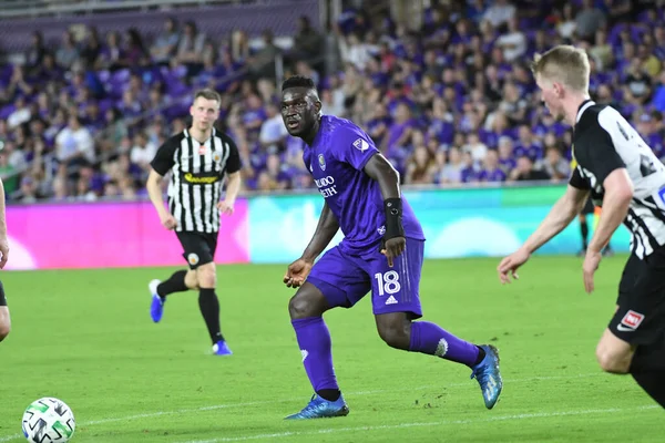 Orlando City Värd Reykjavk Exploria Stadium Vänlig Match Tisdag Februari — Stockfoto