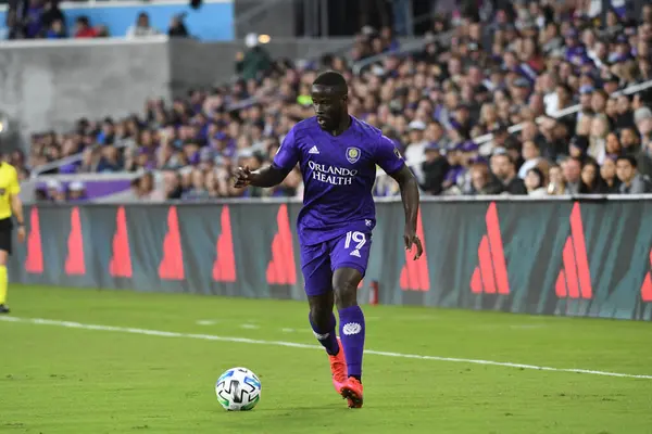 Orlando City Empfängt Real Salt Lake Exploria Stadium Samstag Den — Stockfoto