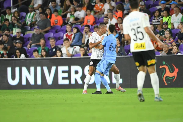 2018 Florida Cup 2020 Corinthians Nycfc Match Exploria Stadium Orlando — 스톡 사진