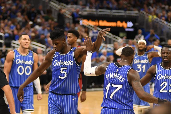 Orlando Magic Recebe Miami Heat Amway Center Orlando Florida Outubro — Fotografia de Stock