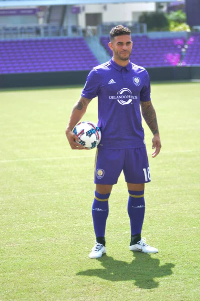 Orlando City SC, Dom Dwyer 'ı tanıtmak için bir basın toplantısı düzenledi..  