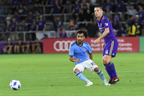 Orlando City 26 Temmuz 2018 'de Florida Exploria Stadyumu' nda NYC FC 'ye ev sahipliği yaptı. Fotoğraf: Marty Jean-Louis