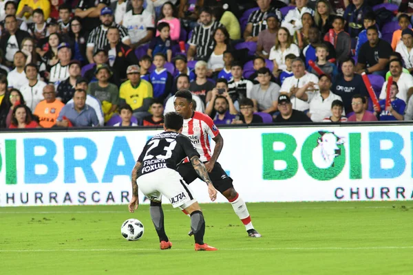 Corinthians Psv Eindhoven Tijdens Florida Cup Het Orlando City Stadium — Stockfoto