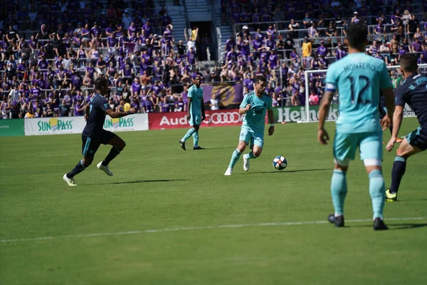 Orlando City Acoge Las Whitecaps Vancouver Orlando City Stadium Sábado — Foto de Stock