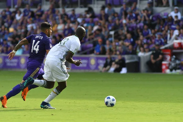 Orlando City 8 Nisan 2018 'de Orlando Florida' daki Exploria Stadyumu 'nda Portland Timbers' a ev sahipliği yaptı.. 