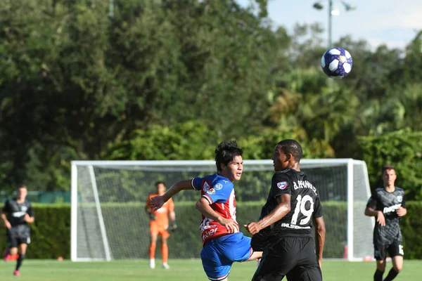 30 Temmuz 2019 'da Orlando Florida' daki Disney 'in Vahşi Spor Dünyası' nda düzenlenen MLS Allstar Haftası sırasında MLS Homegrown oyunu.