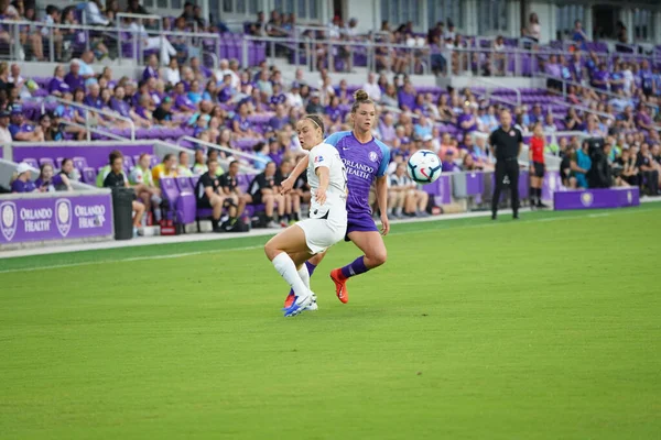 Photo Prides Принимает Portland Thorns Стадионе Орландо Сити Орландо Флорида — стоковое фото