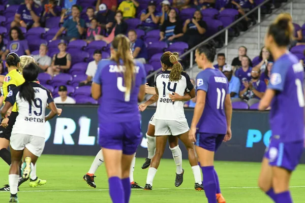 Orlando Pride, 23 Mayıs 2018 'de Orlando Florida' daki Exploria Stadyumu 'nda Kuzey Carolina Cesareti' ne ev sahipliği yapmaktadır..  