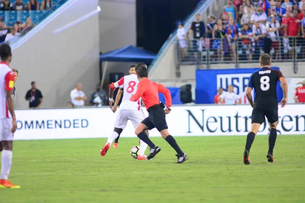 Usa Fotbollslag Värd Trinidad Tobago Everbank Field Jacksonville Florida Den — Stockfoto