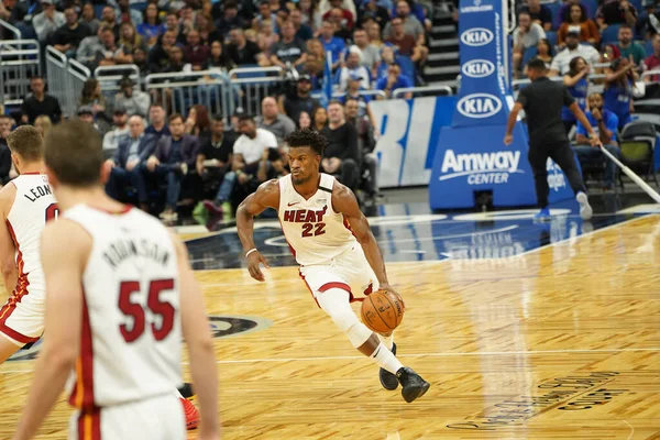 Basketbalwedstrijd Nba Seizoen Orlando Magic Miami Heat Januari 2020 — Stockfoto