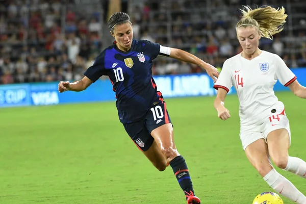 5 Mart 2020 'de Orlando Florida' daki Exploria Stadyumu 'nda düzenlenen 2020 SheBelieves Kupası' nda ABD - İngiltere Karşılaşması 