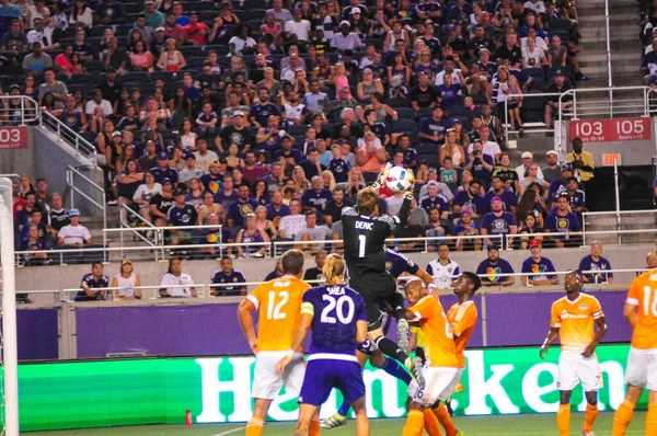 Orlando City Sediou Houston Dynamo Julho 2016 Camping World Stadium — Fotografia de Stock