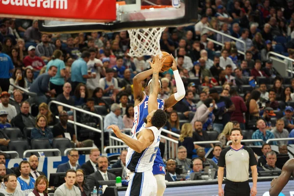 Orlando Magic Organiseert Philadelphia 76Ers Amway Arena Orlando Florida Vrijdag — Stockfoto