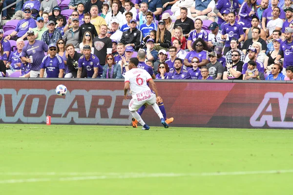 Orlando City, 31 Mart 2018 'de Orlando Florida' daki Exploria Stadyumu 'nda New York Red Bulls' a ev sahipliği yaptı.. 