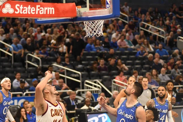 Orlando Magic Φιλοξενεί Τους Cleveland Cavaliers Στο Amway Center Στο — Φωτογραφία Αρχείου