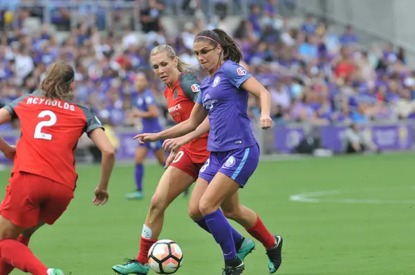 Orlando Pride Fue Anfitrión Los Portland Thorns Orlando City Stadium — Foto de Stock