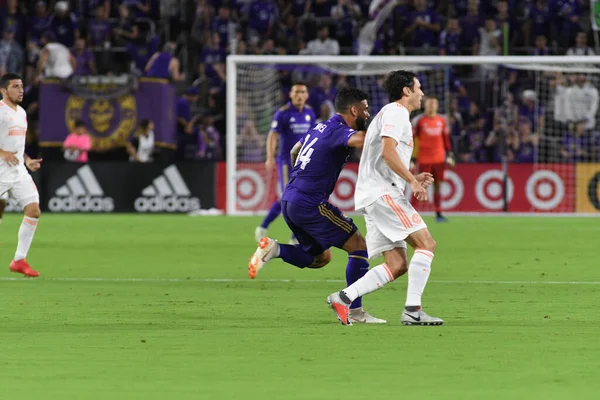 Orlando City Host Atlanta United Exploria Stadium August 2018 Orlando — Stock Photo, Image