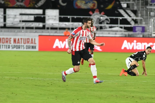 Korintliler, 10 Ocak 2018 'de Orlando City Stadyumu' nda düzenlenen Florida Kupası 'nda PSV Eindhoven' a karşı..  