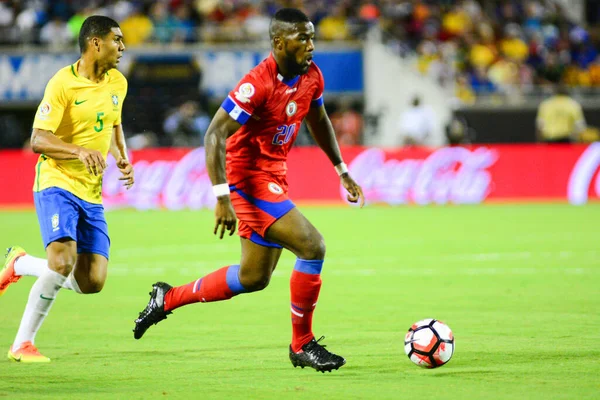 Brezilya, 8 Haziran 2016 tarihinde Orlando Florida 'daki Copa America Centenario' da Haiti ile karşılaştı..