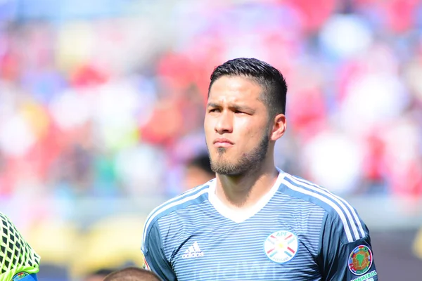 Costa Rica Enfrenta Paraguay Durante Copa América Centenario Camping World —  Fotos de Stock