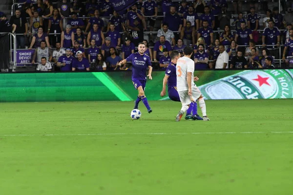 Orlando City Hospeda Atlanta United Exploria Stadium Agosto 2018 Orlando — Fotografia de Stock