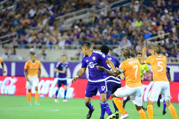 Orlando City Sediou Houston Dynamo Julho 2016 Camping World Stadium — Fotografia de Stock