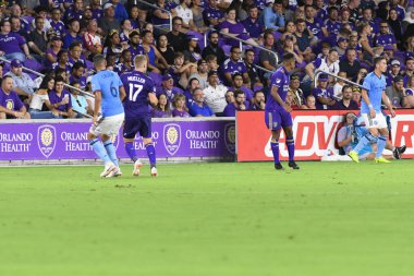 Orlando City 26 Temmuz 2018 'de Florida Exploria Stadyumu' nda NYC FC 'ye ev sahipliği yaptı. Fotoğraf: Marty Jean-Louis