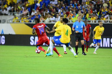 Brezilya, 8 Haziran 2016 tarihinde Orlando Florida 'daki Copa America Centenario' da Haiti ile karşılaştı..