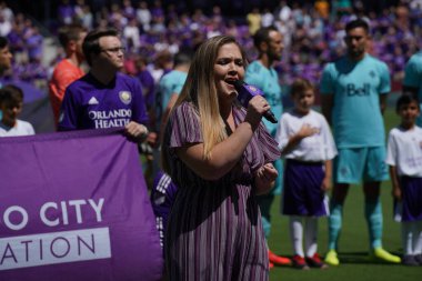 Orlando City SC 20 Nisan 2019 'da Orlando City Stadyumu' nda Vancouver Whitecaps 'a ev sahipliği yapıyor..  