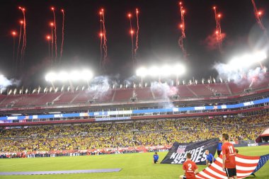 ABD Kolombiya 'ya karşı Raymond James Stadyumu' nda 11 Ekim 2018 'de. 