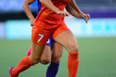Orlando Pride sunucusu Houston Dash 23 Haziran 2016 'da Orlando Florida' daki Dünya Kampı Stadyumu 'nda..