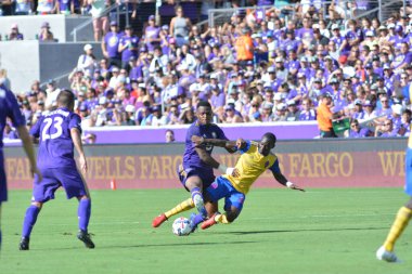Orlando City 29 Nisan 2017 'de Orlando, Florida' daki Orlando City Stadyumu 'nda Colorado Rapids' e ev sahipliği yaptı.)