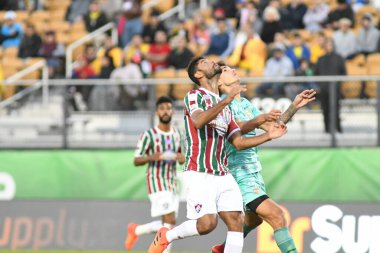 Fluminense, Florida Kupası 'nda 15 Ocak 2018' de Orlando Florida 'da oynanan Spektrum Stadyumu' nda Barcelona SC 'ye karşı..