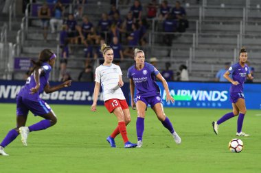 Orland Pride, 25 Ağustos 2018 'de Orlando Florida' daki Exploria Stadyumu 'nda Chicago Red Stars' a ev sahipliği yapıyor..  