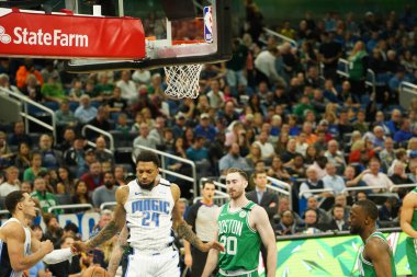 Orlando Magic, Boston Celtics 'i 24 Ocak 2020' de Orlando, Florida 'da Amway Center' da ağırladı. 