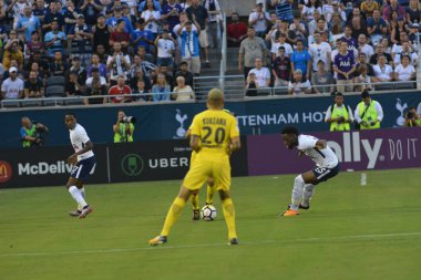 Paris Saint-Germain, Tottenham Hotspur 'a karşı 22 Temmuz 2017' de Orlando Florida 'daki Citrus Bowl' da. 