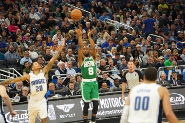 Orlando Magic, Boston Celtics 'i 24 Ocak 2020' de Orlando, Florida 'da Amway Center' da ağırladı.