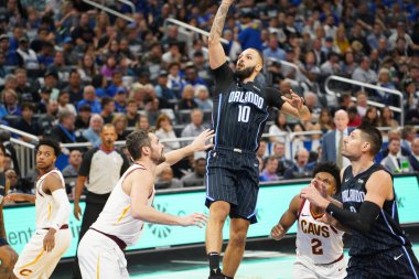Orlando Magic, Orlando, Florida 'daki sezon açılışında Cleveland Cavaliers' ı Amway Center 'da ağırlıyor..