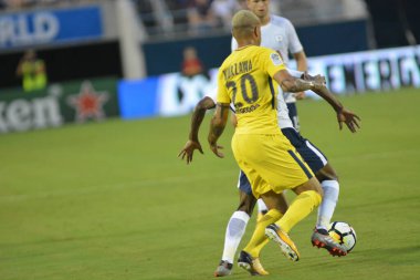 Paris Saint-Germain, Tottenham Hotspur 'a karşı 22 Temmuz 2017' de Orlando Florida 'daki Citrus Bowl' da.  