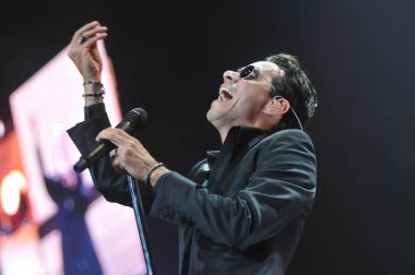 Latin şarkıcı Marc Anthony 5 Ekim 2014 'te Orlando Florida' daki Amway Center 'da konser verdi.. 
