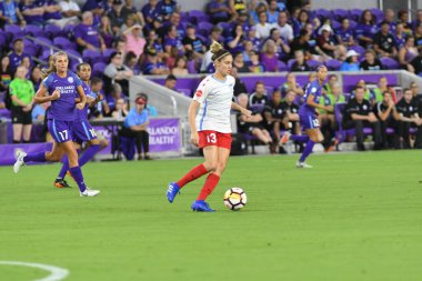 Orland Pride, 25 Ağustos 2018 'de Orlando Florida' daki Exploria Stadyumu 'nda Chicago Red Stars' a ev sahipliği yapıyor..  