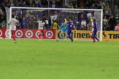 Orlando City 21 Temmuz 2019 tarihinde Florida, Orlando 'da Exploria Stadyumu' nda New York Red Bulls 'a ev sahipliği yaptı..