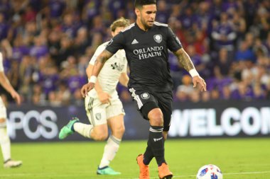 Orlando City 21 Nisan 2018 'de Orlando Florida' daki Exploria Stadyumu 'nda San Jose depremlerine ev sahipliği yaptı..  