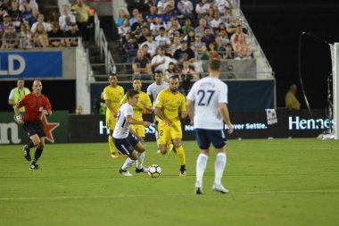 Paris Saint-Germain, Tottenham Hotspur 'a karşı 22 Temmuz 2017' de Orlando Florida 'daki Citrus Bowl' da.   