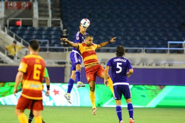 Orlando City SC, 29 Haziran 2016 'da Orlando Florida' daki Kamp Dünyası Stadyumu 'nda Fort Lauderdale Strikers' a ev sahipliği yaptı..