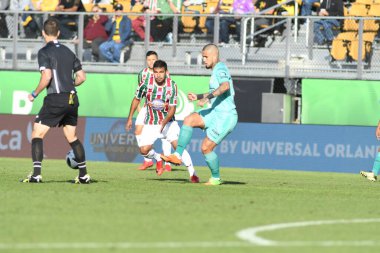 Fluminense, Florida Kupası 'nda 15 Ocak 2018' de Orlando Florida 'da oynanan Spektrum Stadyumu' nda Barcelona SC 'ye karşı..  