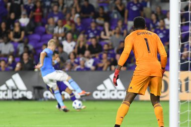 Orlando City 26 Temmuz 2018 'de Florida Exploria Stadyumu' nda NYC FC 'ye ev sahipliği yaptı. Fotoğraf: Marty Jean-Louis